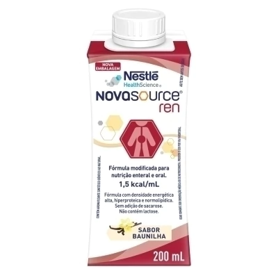 Nutrição Enteral E Oral Novasource Ren Baunilha 200Ml — Novasource | Farmácia Resyla