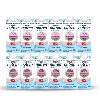 Nutrição Enteral E Oral Nutren 1.5 Morango 200Ml 12 Unidades — Nutren | Farmácia Resyla