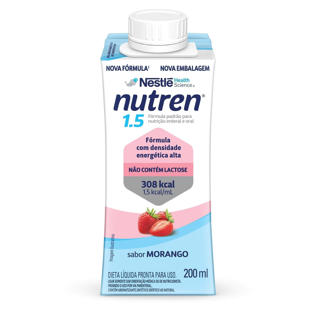 Nutrição Enteral E Oral Nutren 1.5 Morango 200Ml — Nutren | Farmácia Resyla