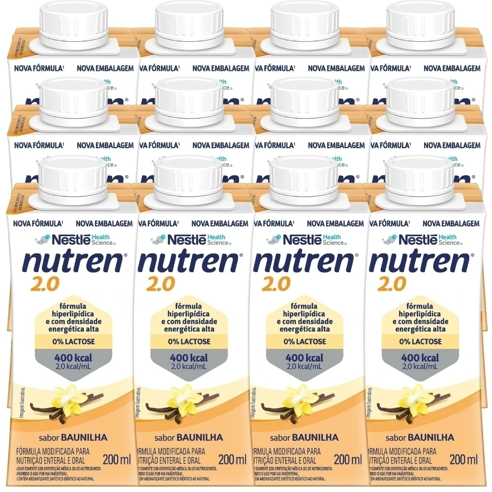 Nutrição Enteral E Oral Nutren 2.0 Baunilha 200Ml 12 Unidades — Nutren | Farmácia Resyla