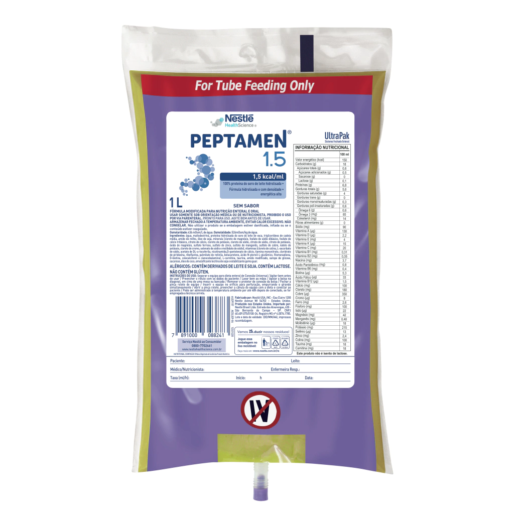 Nutrição Enteral E Oral Peptamen 1.5 S/F 1000Ml — Peptamen | Farmácia Resyla