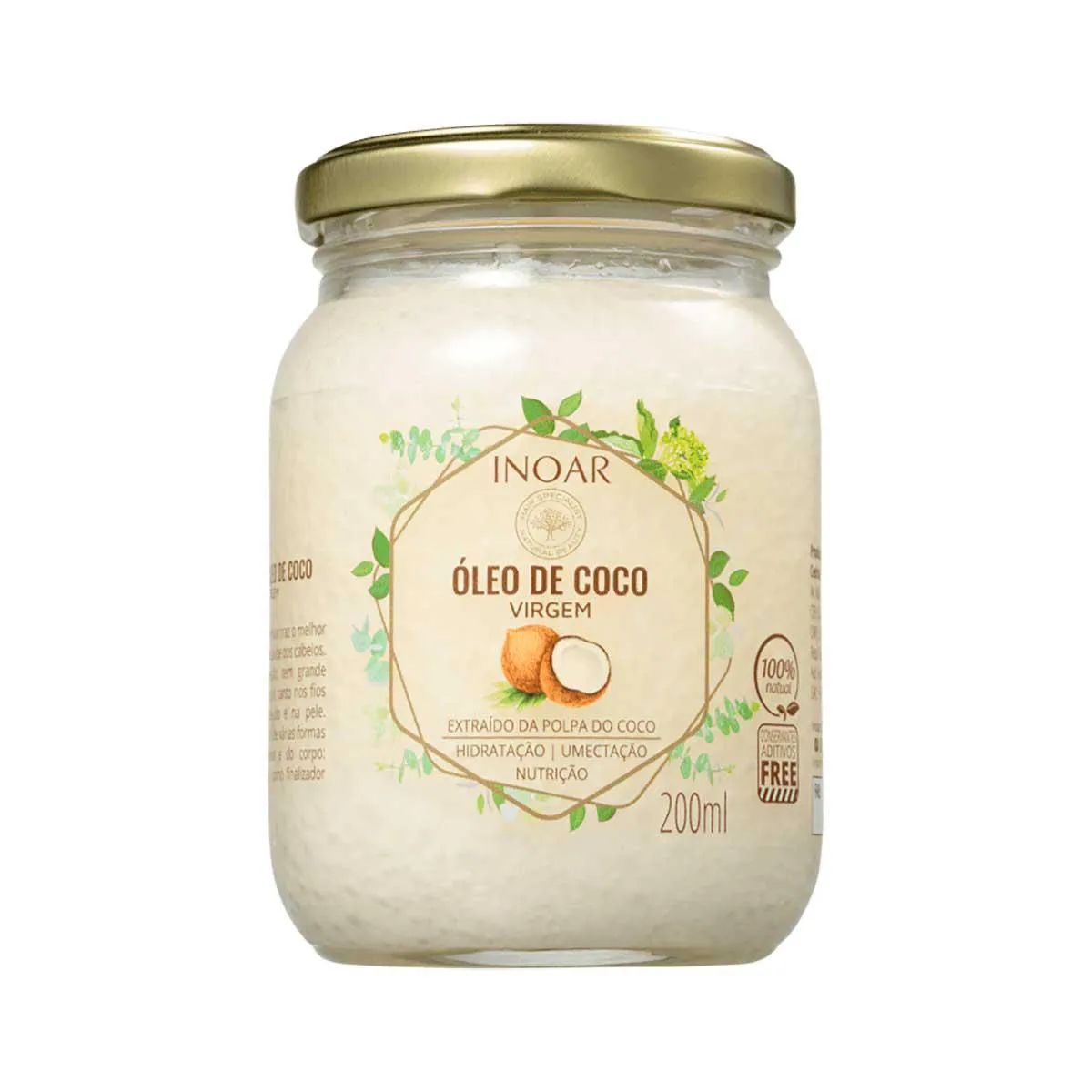 Óleo de Coco Virgem Capilar Inoar com 200ml — Inoar | Farmácia Resyla