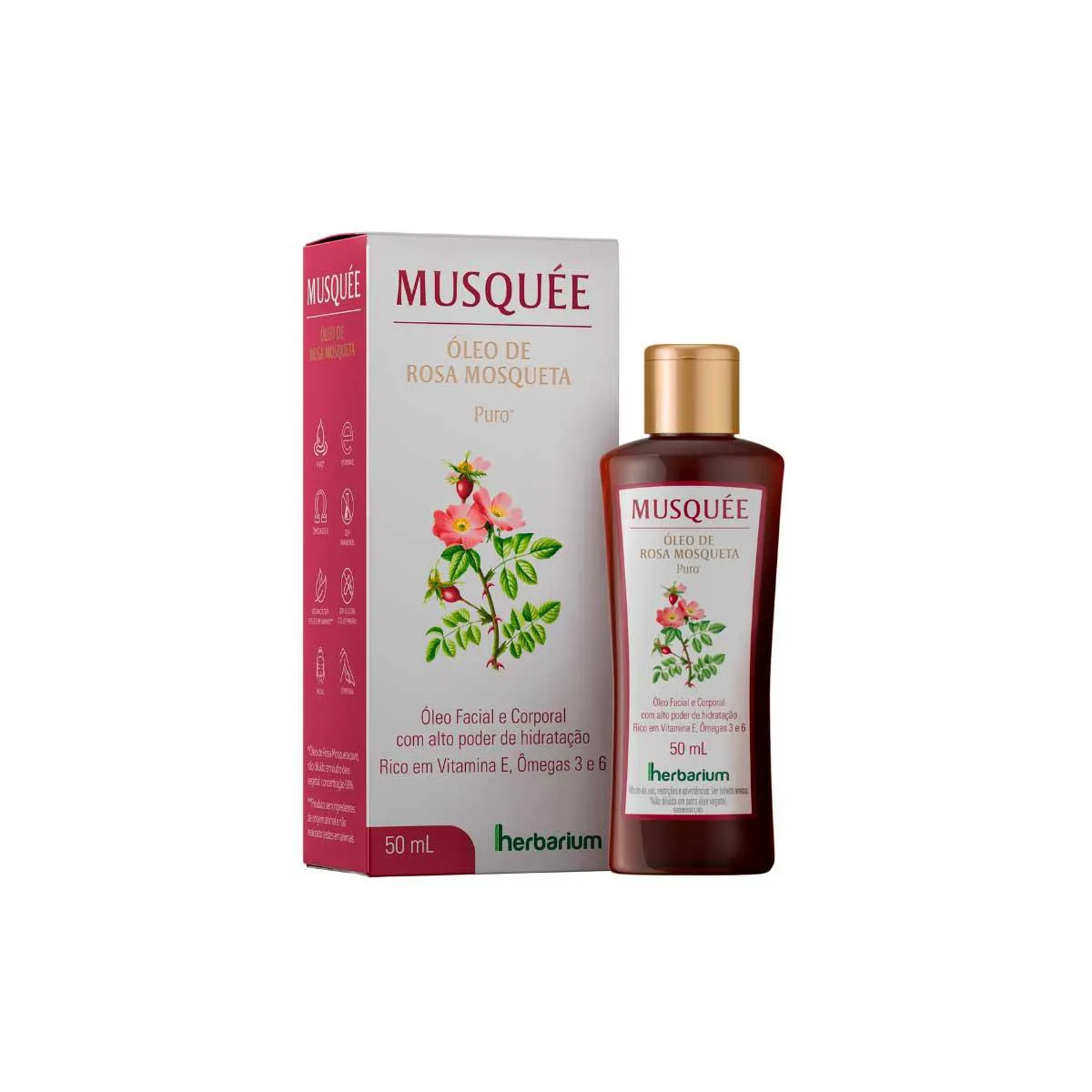 Óleo de Rosa Mosqueta Musquée 50ml — | Farmácia Resyla