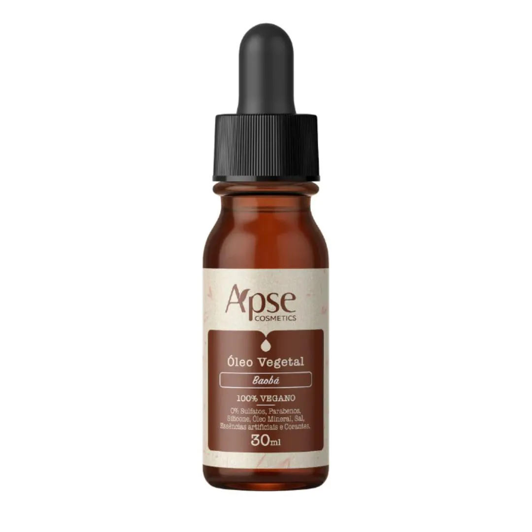 Óleo Vegetal de Baobá Vegano Nutritivo sem Sulfato Apse 30ml — Apse | Farmácia Resyla