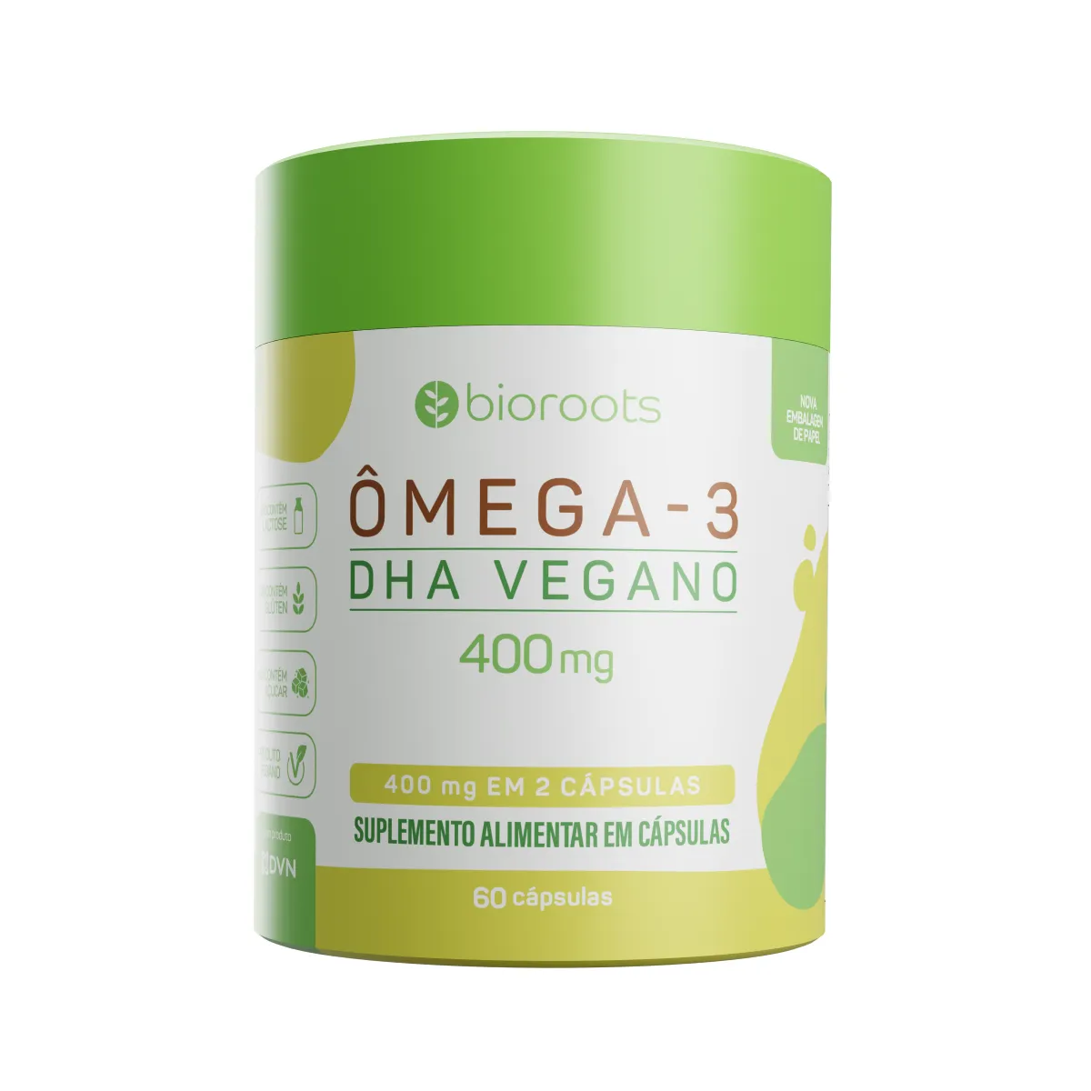 Ômega 3 200mg Bioroots 60 cápsulas — | Farmácia Resyla