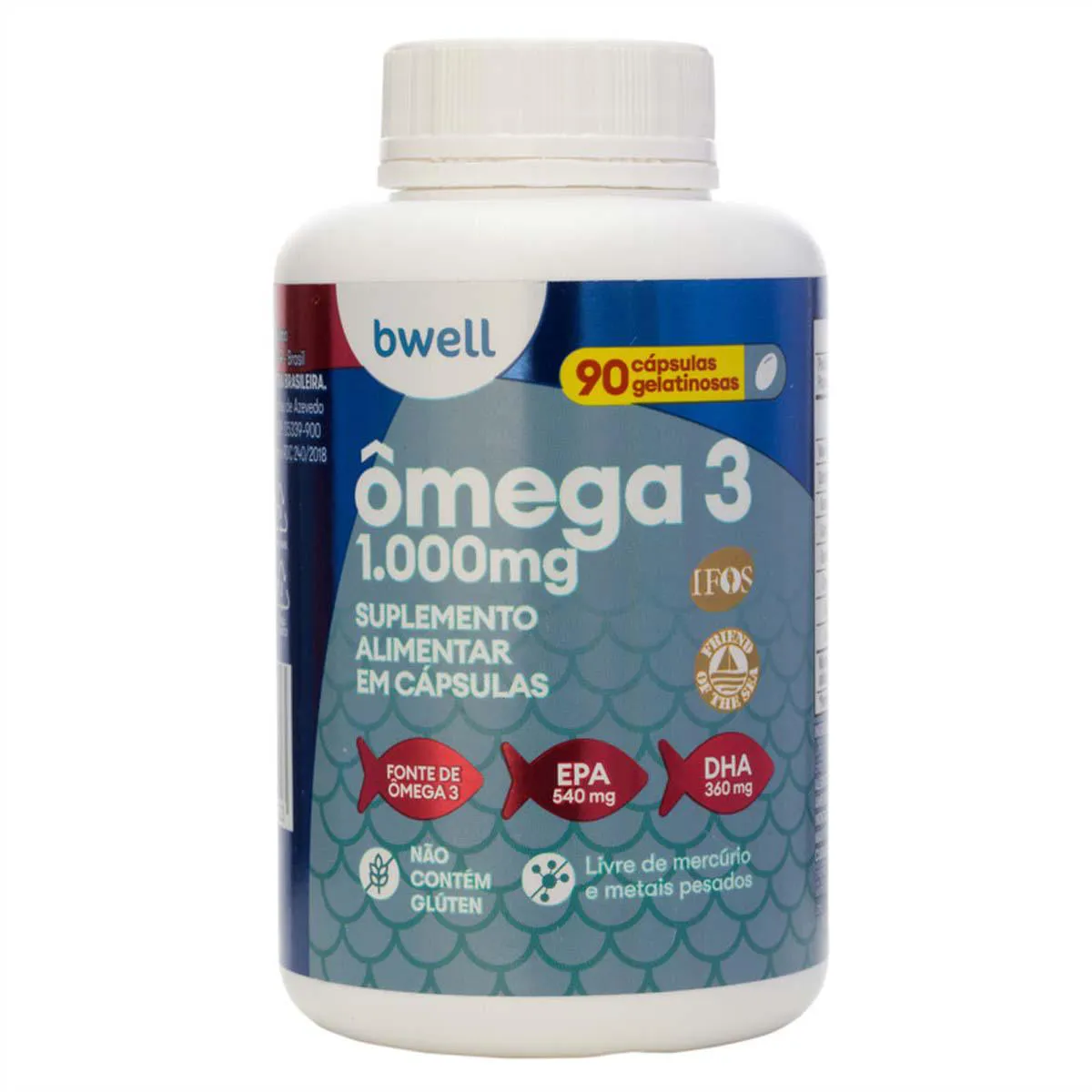 Ômega 3 bwell 90 Cápsulas — | Farmácia Resyla