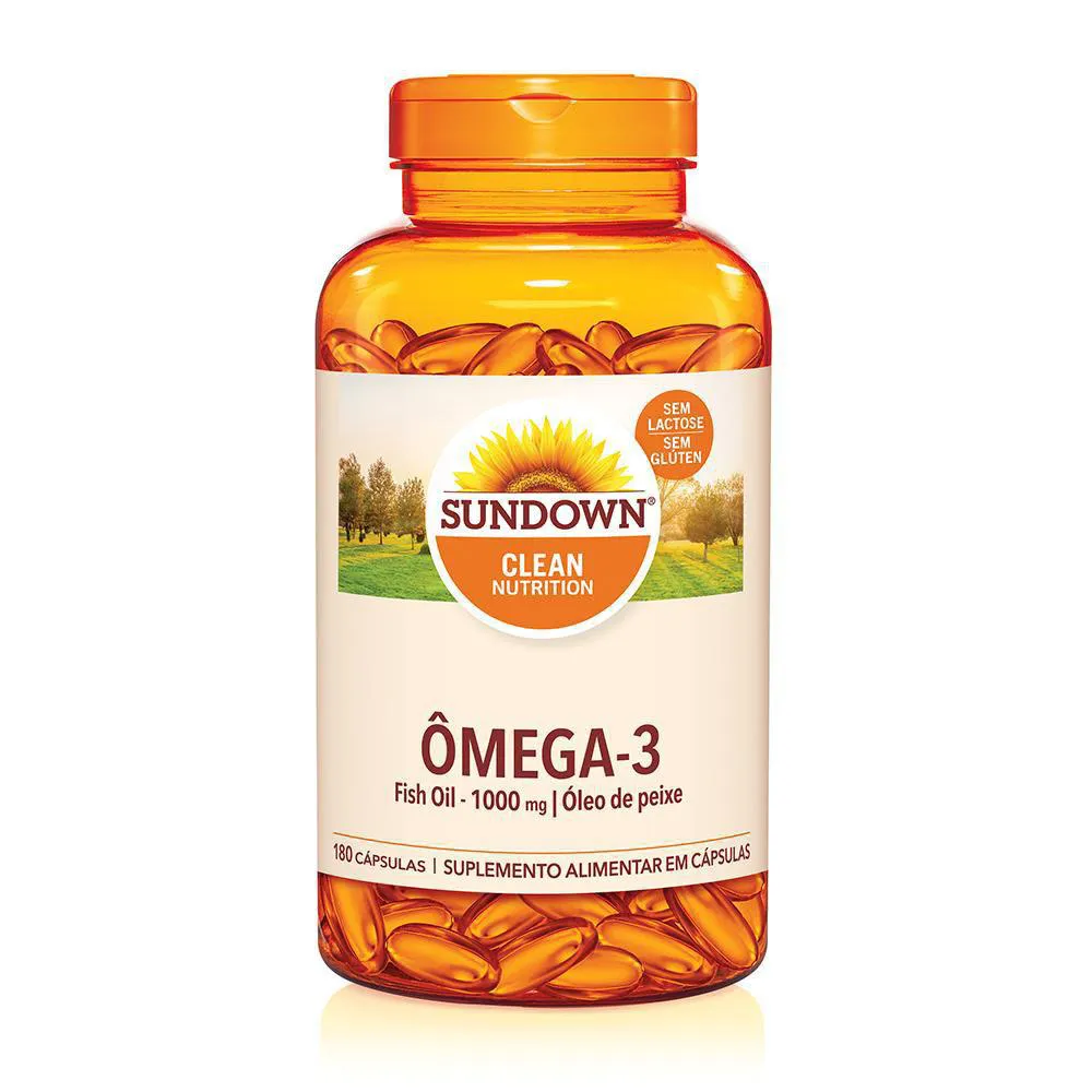 Ômega 3 Fish Oil 1000mg Sundown 180 cápsulas — Sundown | Farmácia Resyla