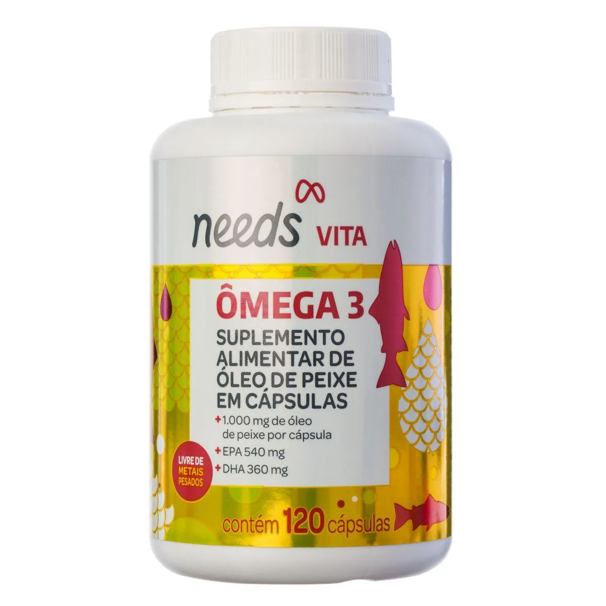 Ômega 3 Needs Vita 120 Cápsulas — Needs | Farmácia Resyla