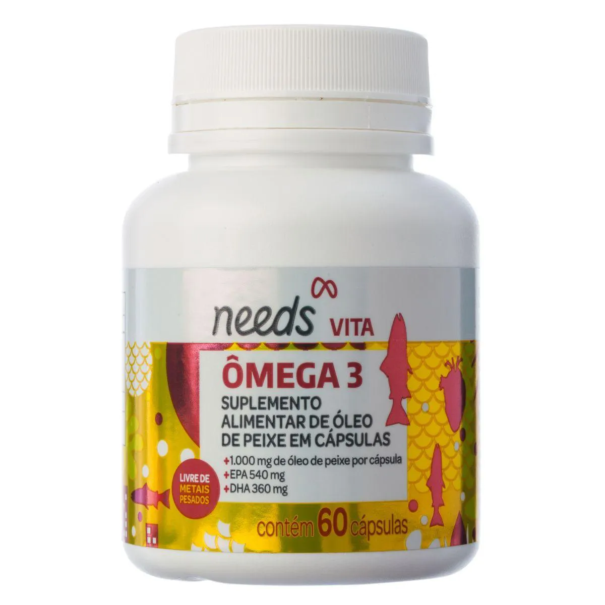 Ômega 3 Needs Vita 60 Cápsulas — Needs | Farmácia Resyla