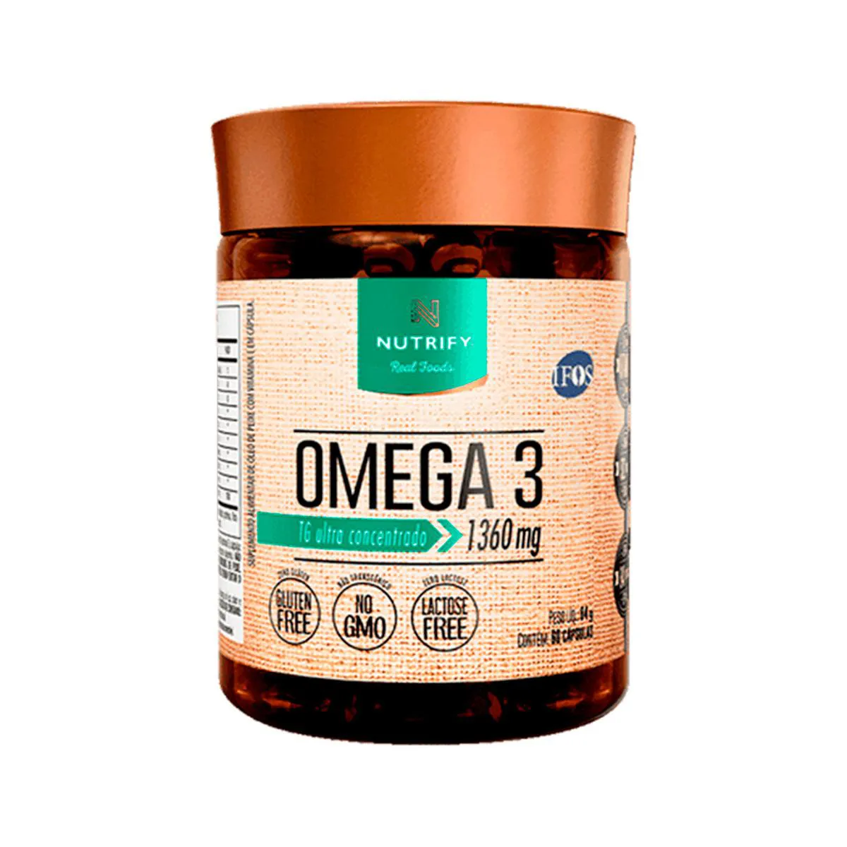 Ômega 3 Nutrify 60 cápsulas — Nutrify | Farmácia Resyla
