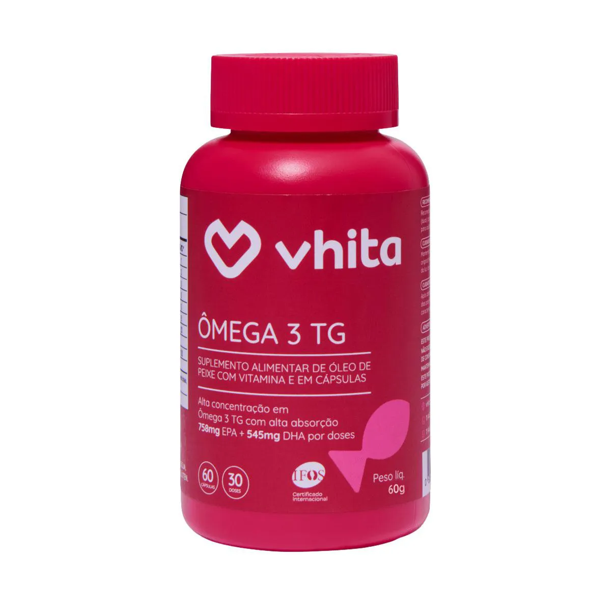 Ômega 3 TG Vitha EPA DHA Vitamina E 60 cápsulas — | Farmácia Resyla