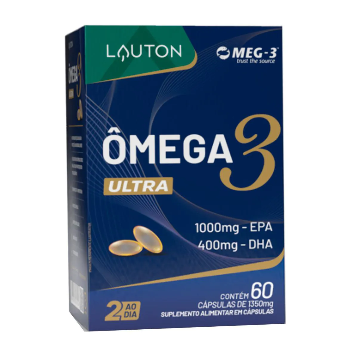 Ômega 3 Ultra Lauton 60 cápsulas — | Farmácia Resyla