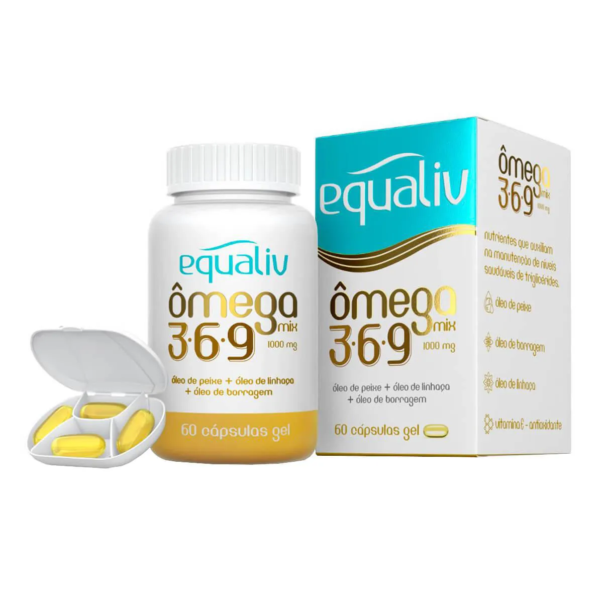 Ômega Mix 3-6-9 com 60 cápsulas — | Farmácia Resyla