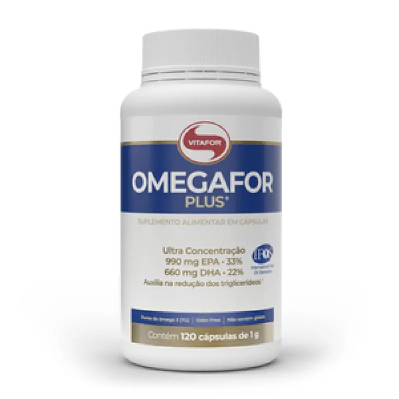 Ômegafor Plus Vitafor 120 Cápsulas — Vitafor | Farmácia Resyla