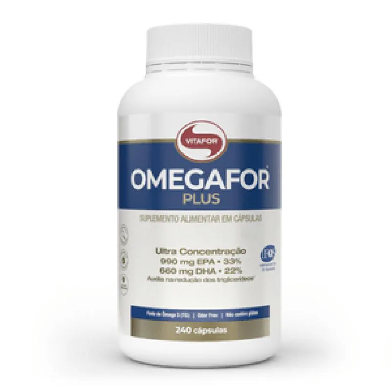 Omegafor Plus Vitafor 240 Cápsulas — Vitafor | Farmácia Resyla