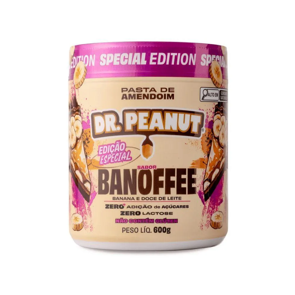 Pasta de Amendoim (600g) - Sabor: Banoffee — Amend | Farmácia Resyla