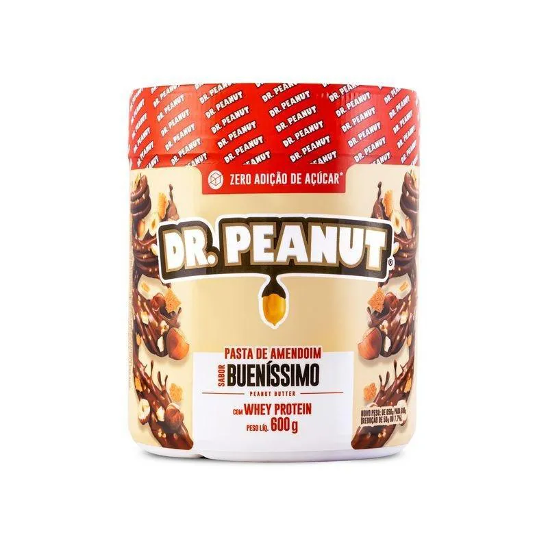 Pasta de Amendoim Dr Peanut Buenissimo 600g — Amend | Farmácia Resyla