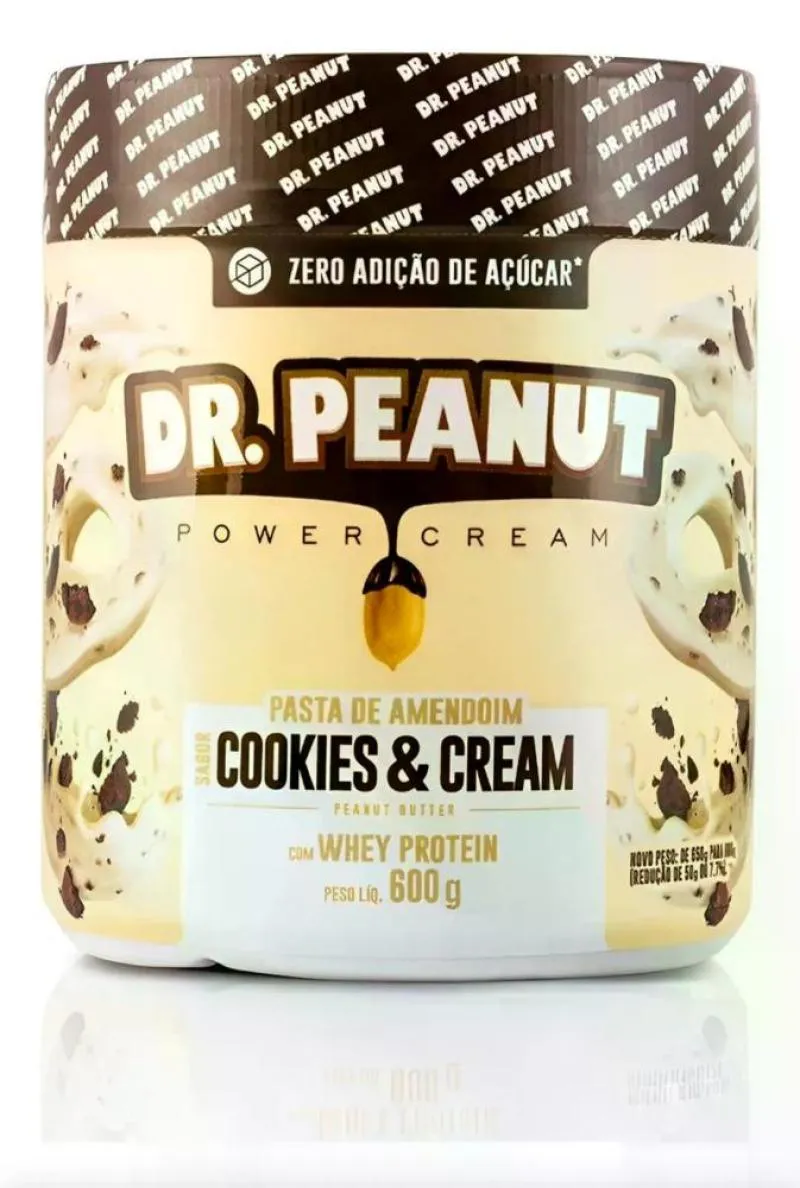 Pasta de Amendoim Dr Peanut Cookies e Cream 600g — Amend | Farmácia Resyla