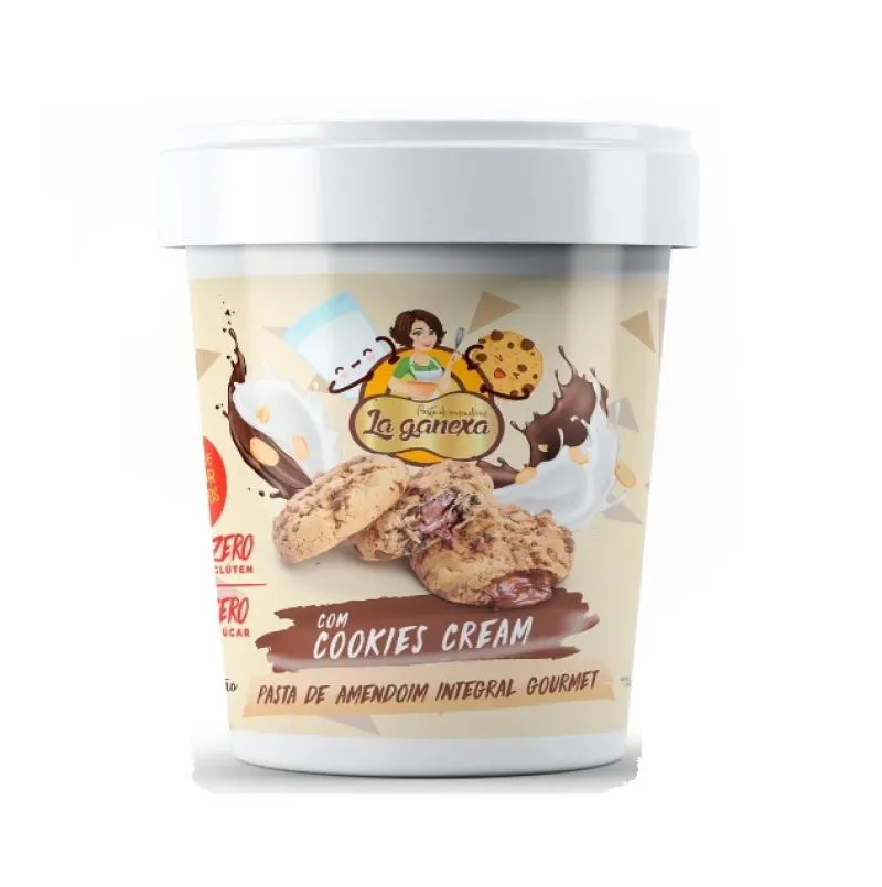Pasta de Amendoim Integral Gourmet (450g) - Sabor: com Cookies Cream — Amend | Farmácia Resyla