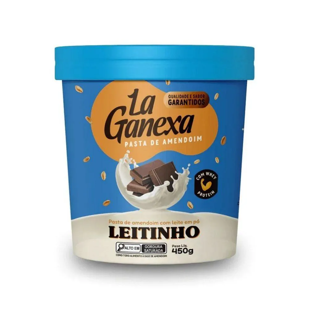 Pasta De Amendoim Integral Gourmet 450g Sabor Leite Ninho C- Whey Protein — Ninho | Farmácia Resyla