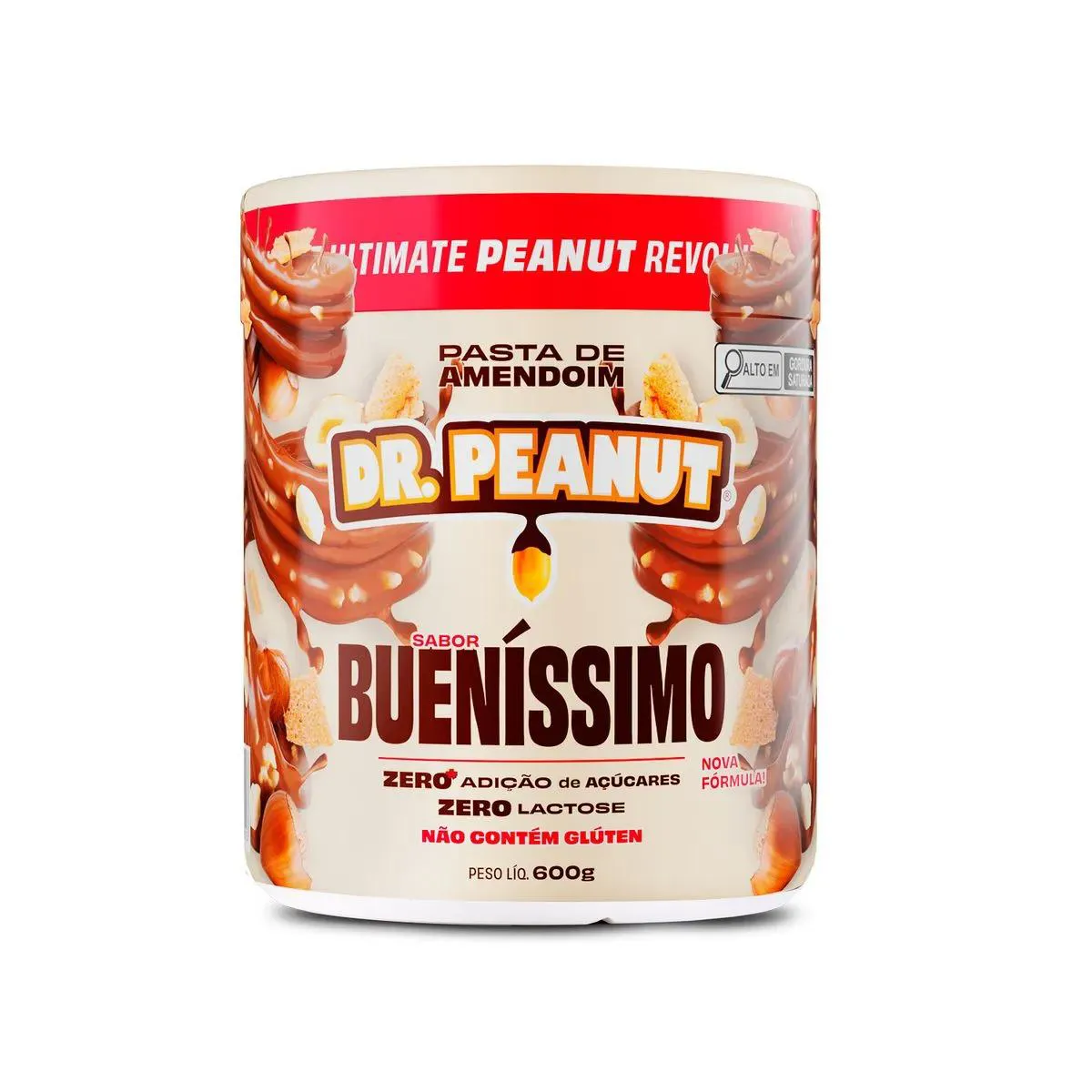Pasta de Amendoim Sabor Buenissimo 600G Dr.peanut — Amend | Farmácia Resyla
