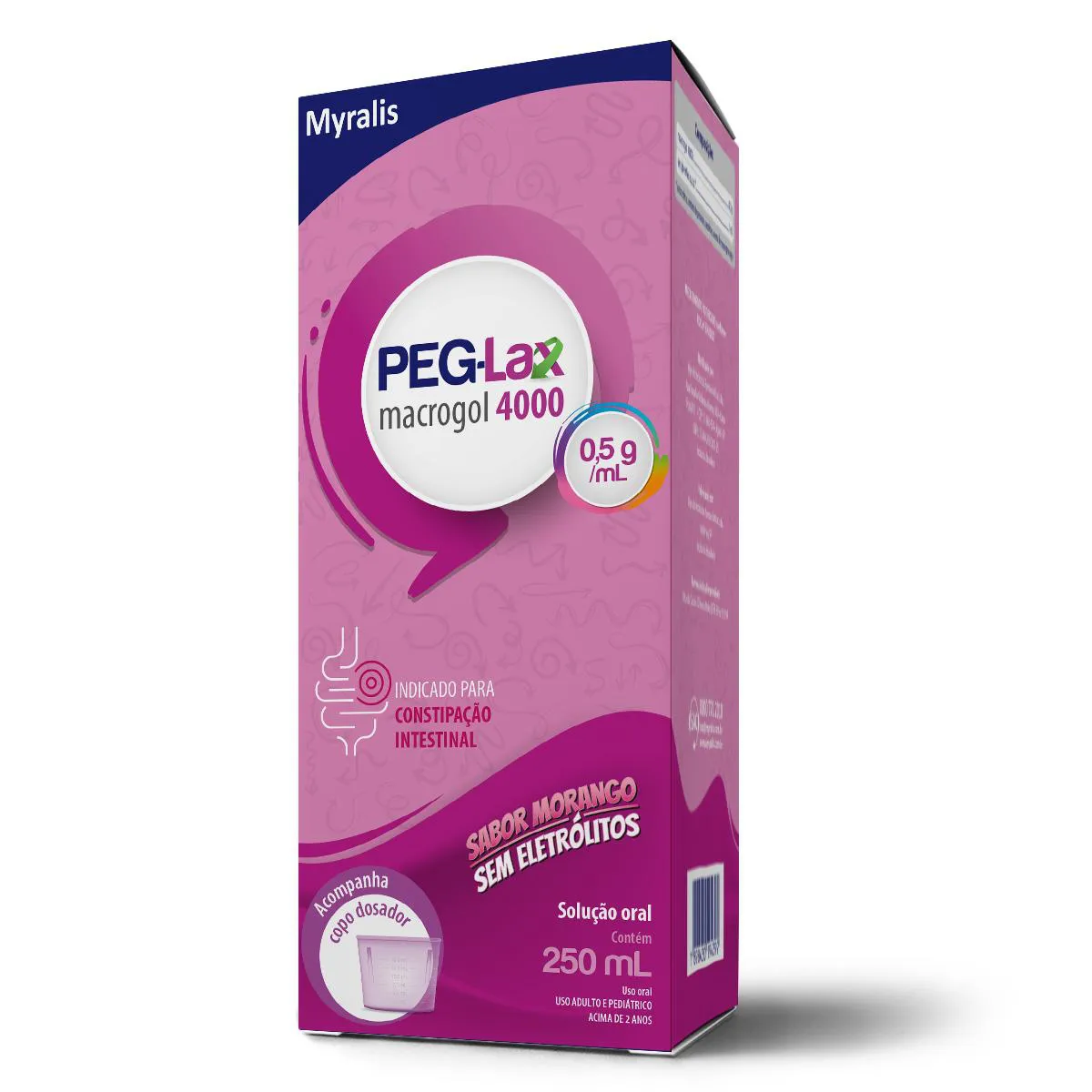 Peg-Lax Macrogol 4000 0,5g/ml solução oral 250ml — | Farmácia Resyla