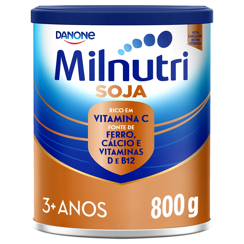 Pó para Preparo de Bebida Milnutri Premium Soja Danone 1 a 5 anos 800g — Milnutri | Farmácia Resyla