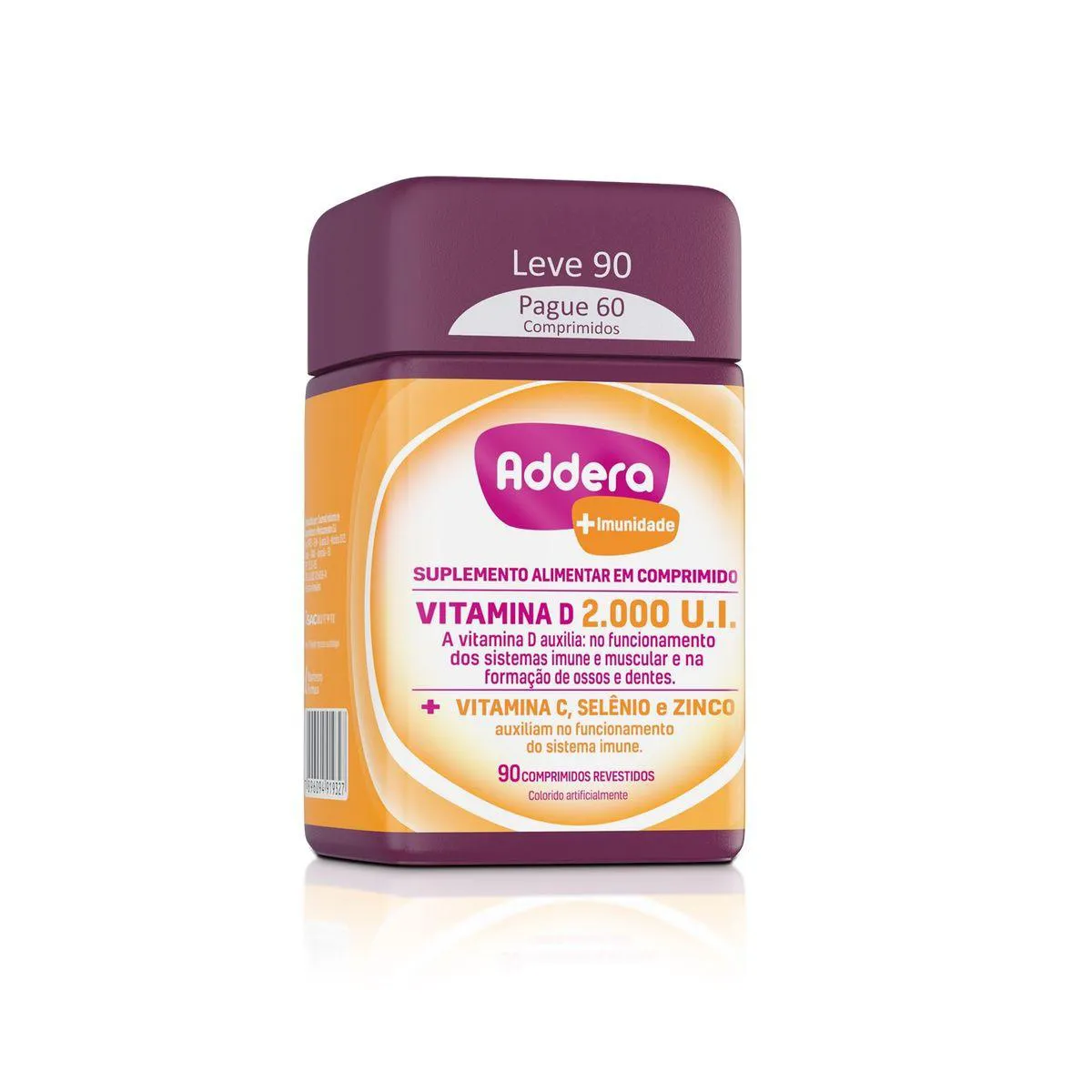 Polivitamínico Addera +Imunidade 90 comprimidos — Addera | Farmácia Resyla