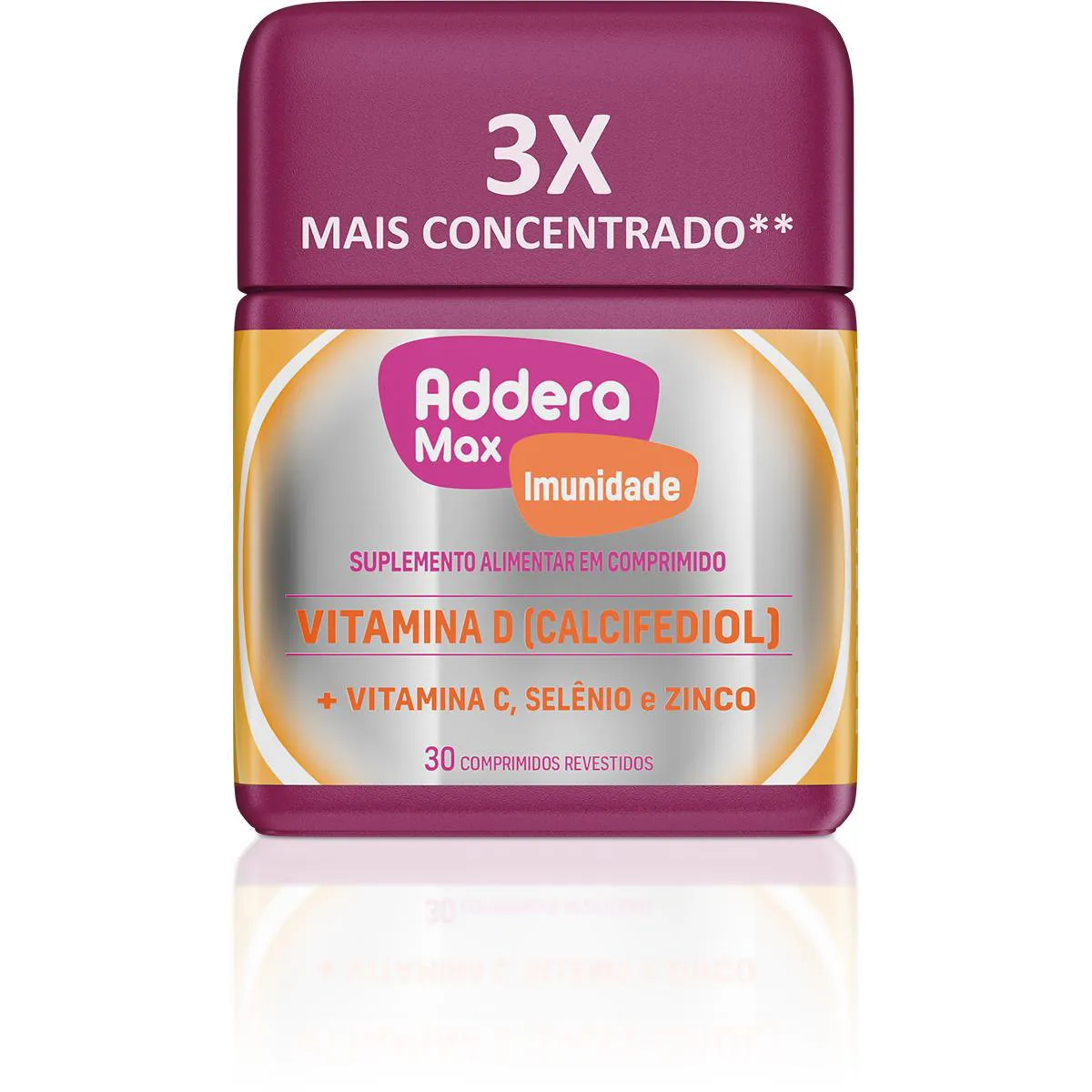 Polivitamínico Addera Max Imunidade 30 comprimidos — Addera | Farmácia Resyla