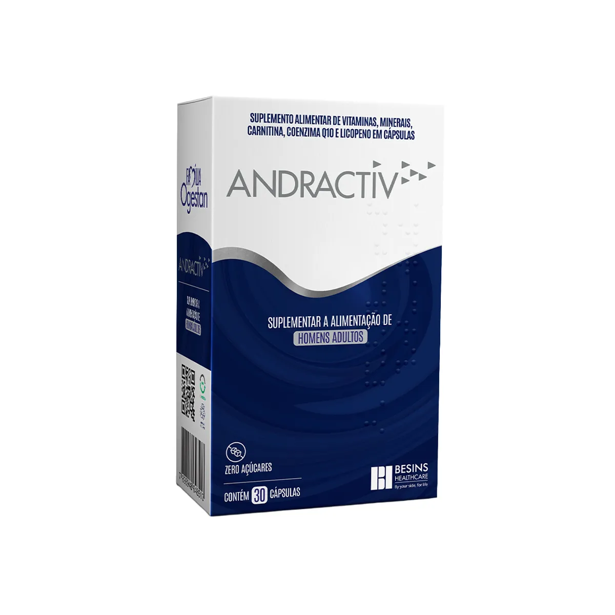 Polivitamínico Andractiv Besins Healthcare Homem 30 cápsulas — Besins | Farmácia Resyla