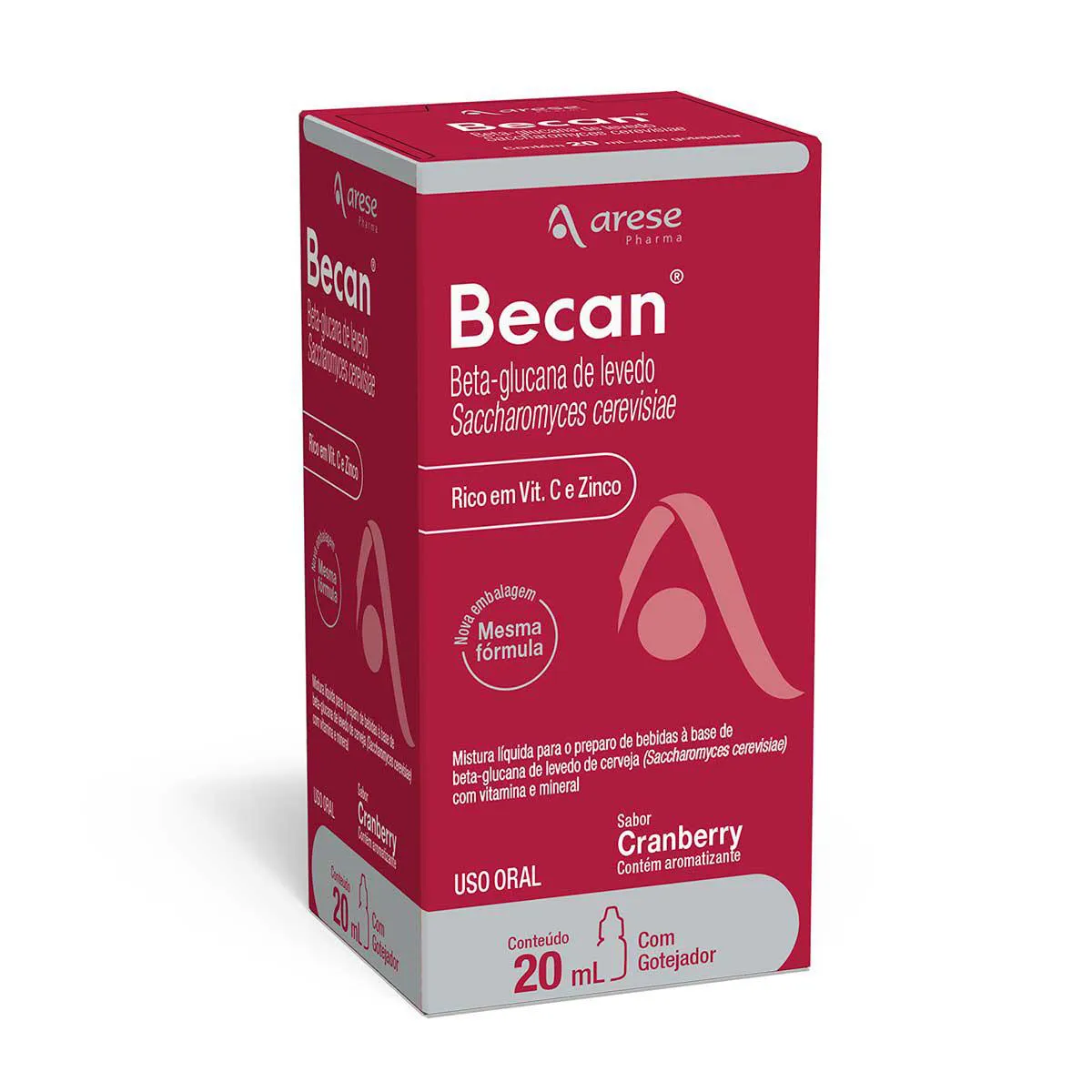 Polivitamínico Becan Cranberry Gotas 20ml — | Farmácia Resyla