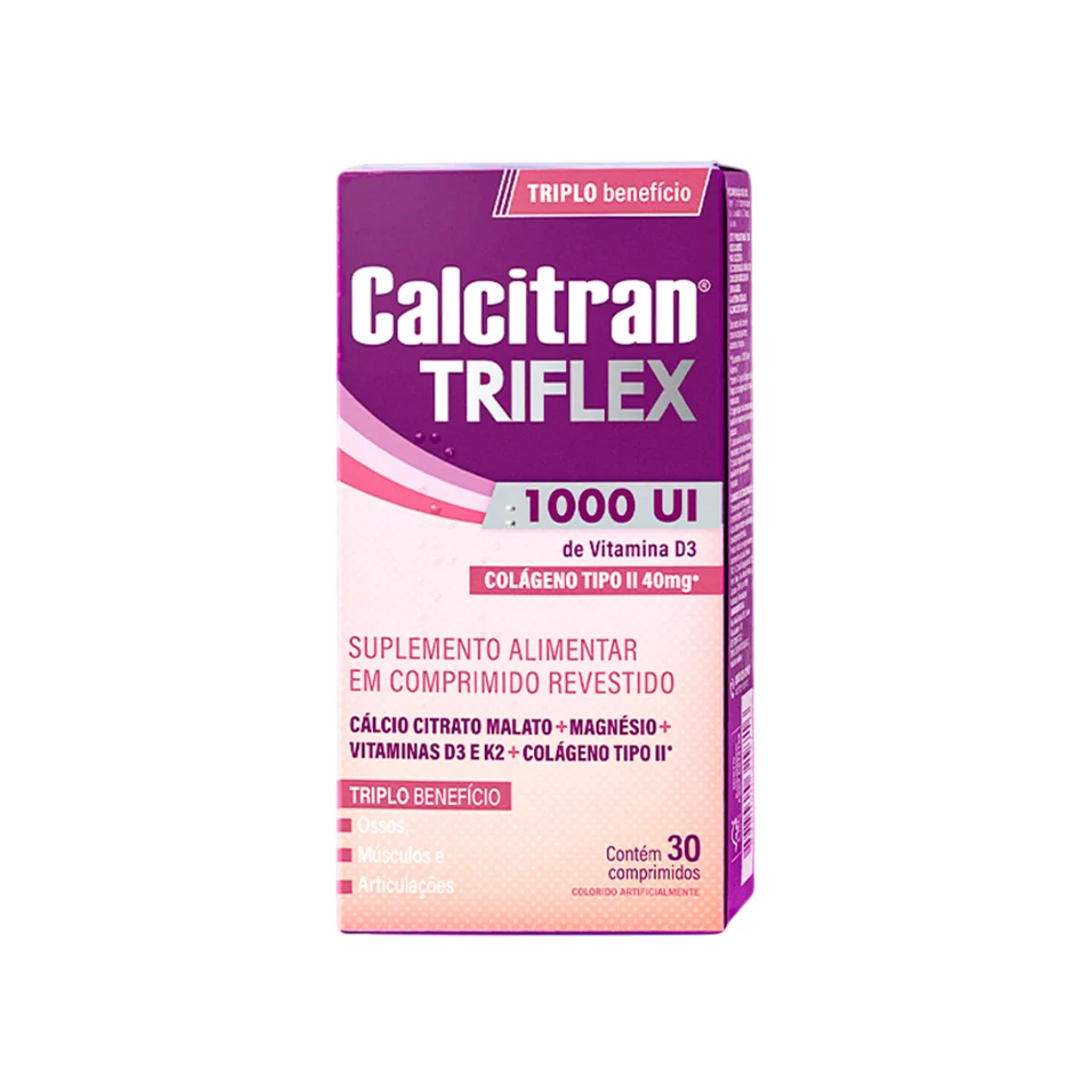 Polivitamínico Calcitran Triflex 30 comprimidos — Calcitran | Farmácia Resyla