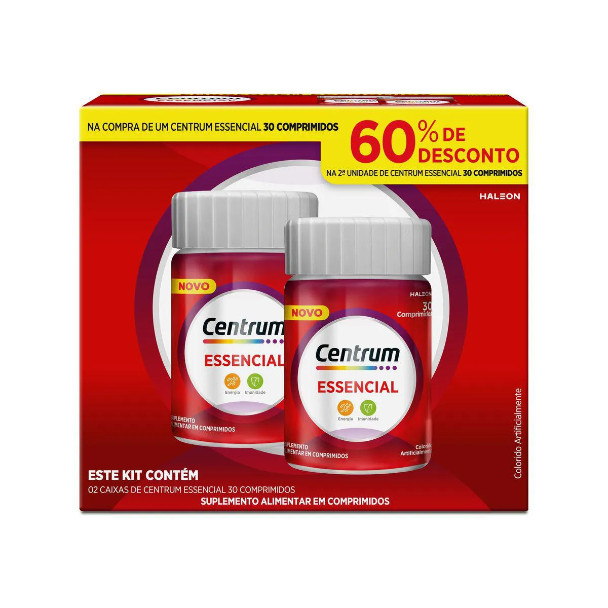 Polivitamínico Centrum Essencial 30 + 30 Comprimidos — Centrum | Farmácia Resyla
