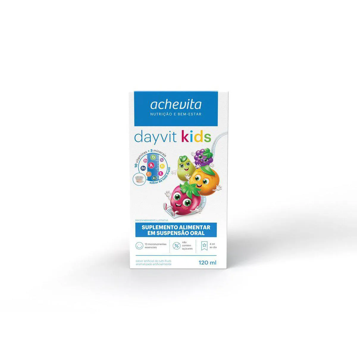 Polivitamínico Dayvit Kids Tutti-Frutti Infantil 120ml — | Farmácia Resyla