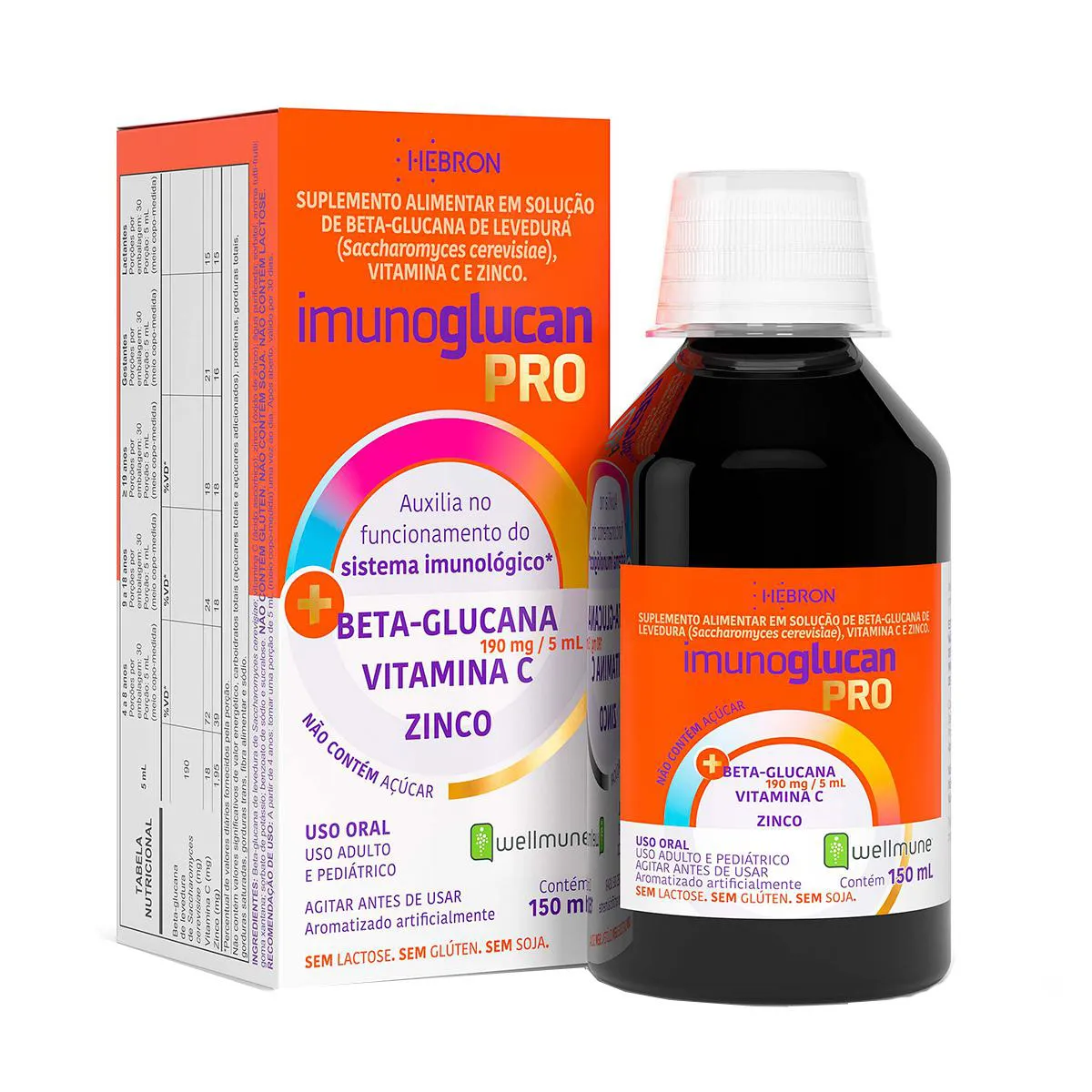 Polivitamínico Imunoglucan Pro Solução Oral 150ml — Imunoglucan | Farmácia Resyla