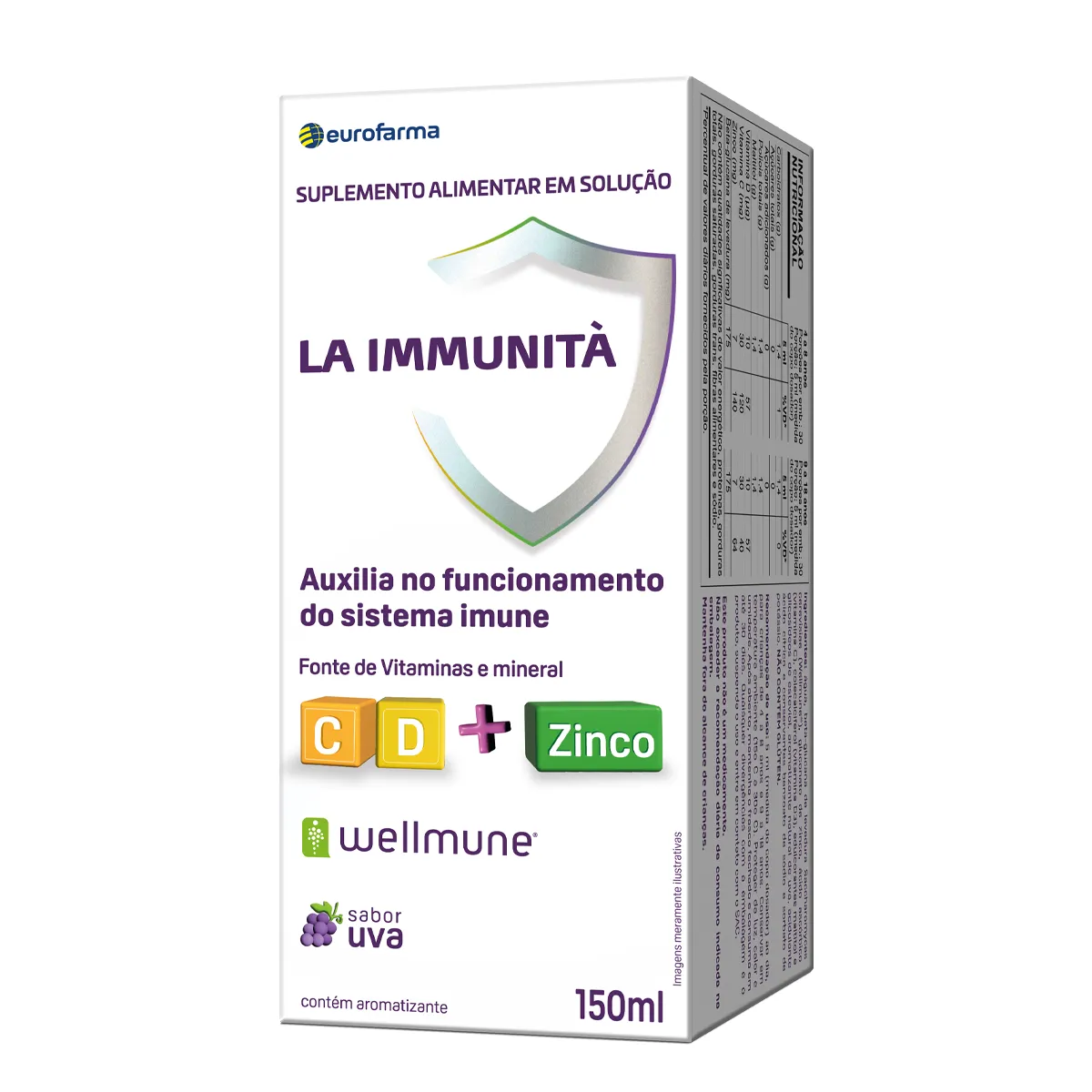 Polivitamínico La Immunità Tripla Ação frasco 150ml — | Farmácia Resyla