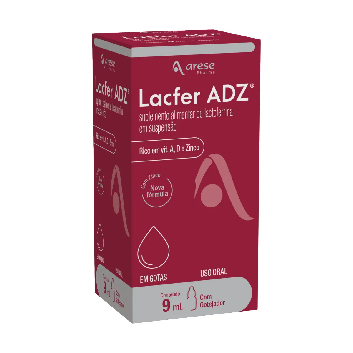 Polivitamínico Lacfer ADZ Gotas 9ml — | Farmácia Resyla