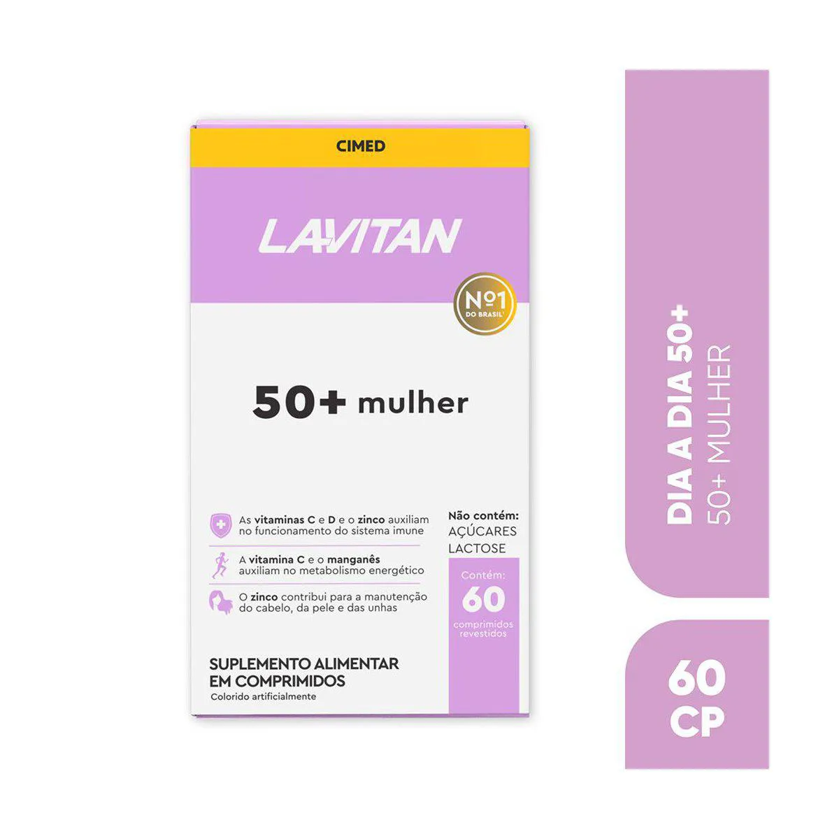 Polivitamínico Lavitan 50+ Mulher 60 cápsulas — Lavitan | Farmácia Resyla