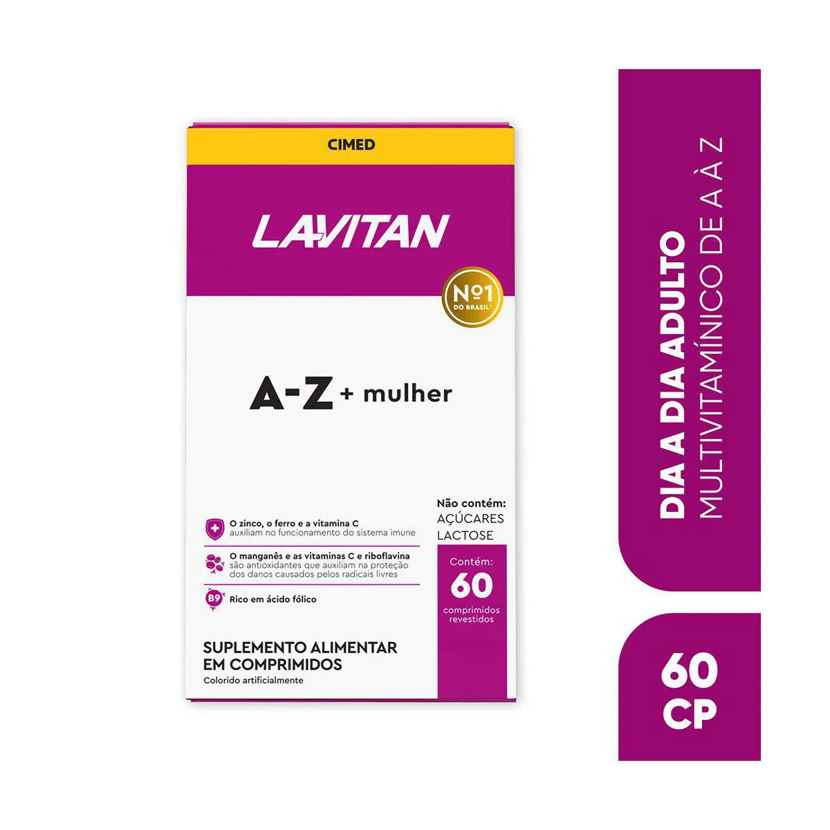 Polivitamínico Lavitan A-Z Mulher 60 Comprimidos — Lavitan | Farmácia Resyla