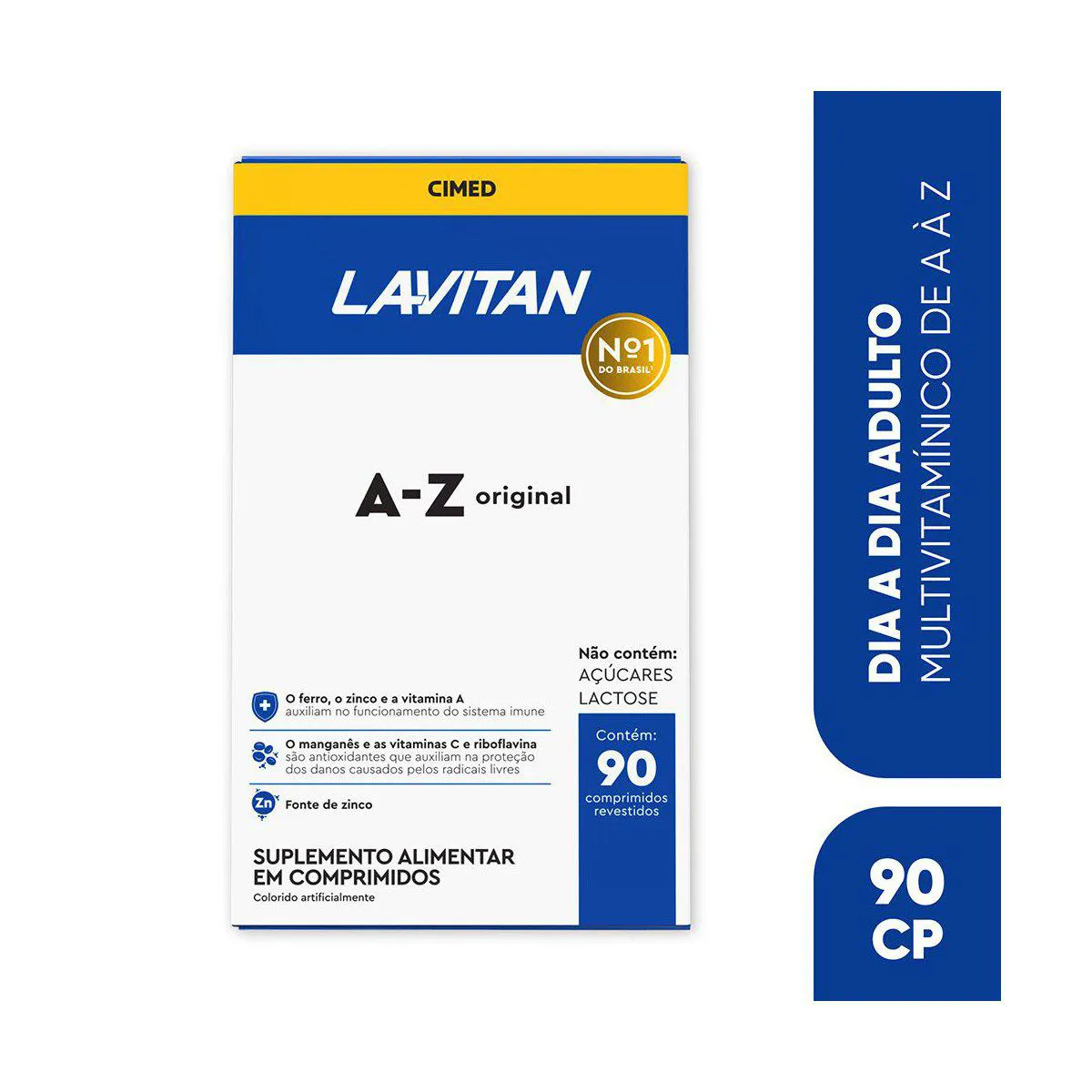 Polivitamínico Lavitan A-Z Original 90 comprimidos — Lavitan | Farmácia Resyla