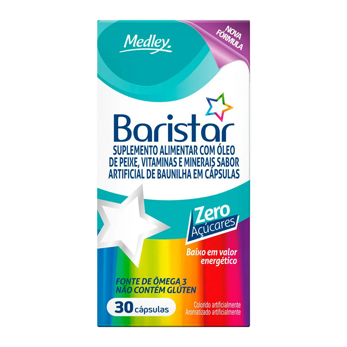 Polivitamínico Medley Baristar Baunilha 30 cápsulas — Baristar | Farmácia Resyla