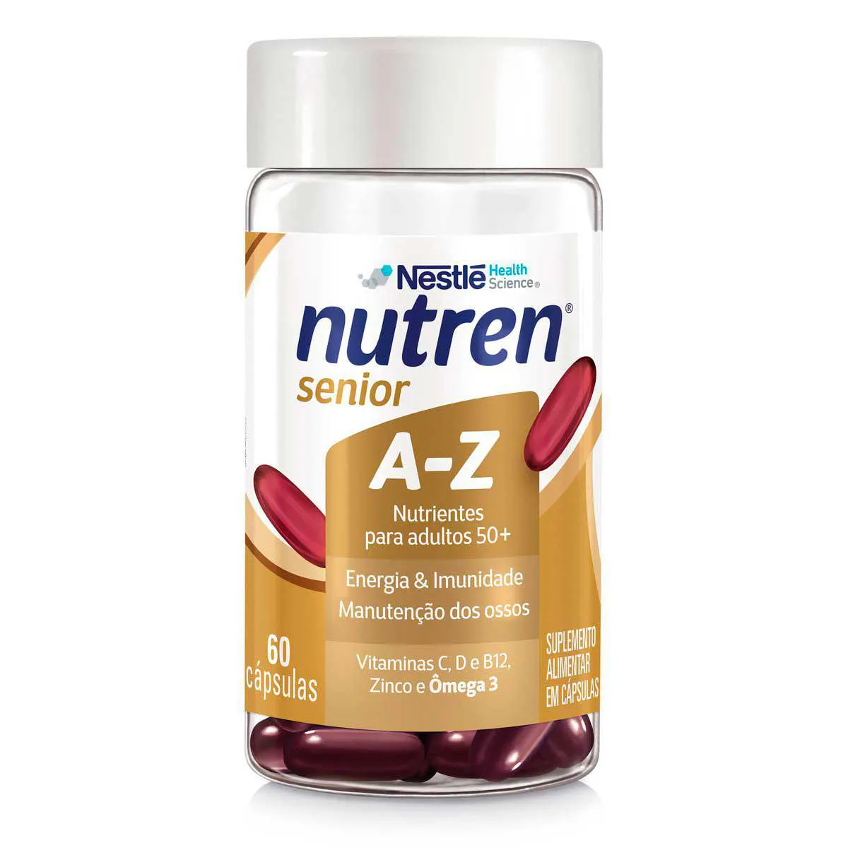 Polivitamínico Nutren Senior A-Z 60 cápsulas — Nutren | Farmácia Resyla