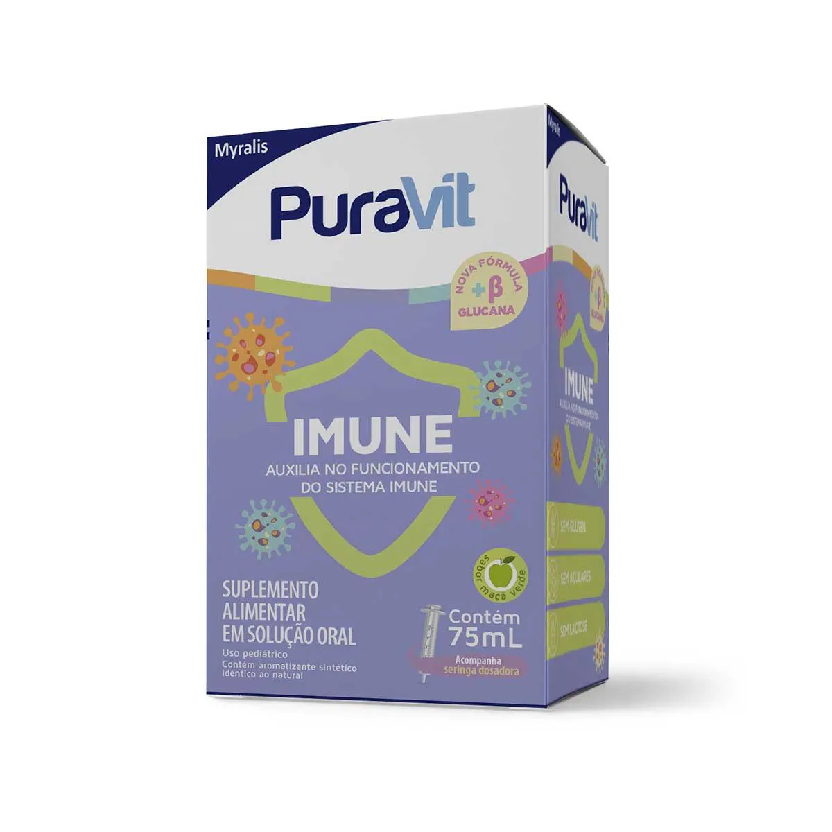 Polivitamínico Puravit Imune 75ml + Dosador — Puravit | Farmácia Resyla
