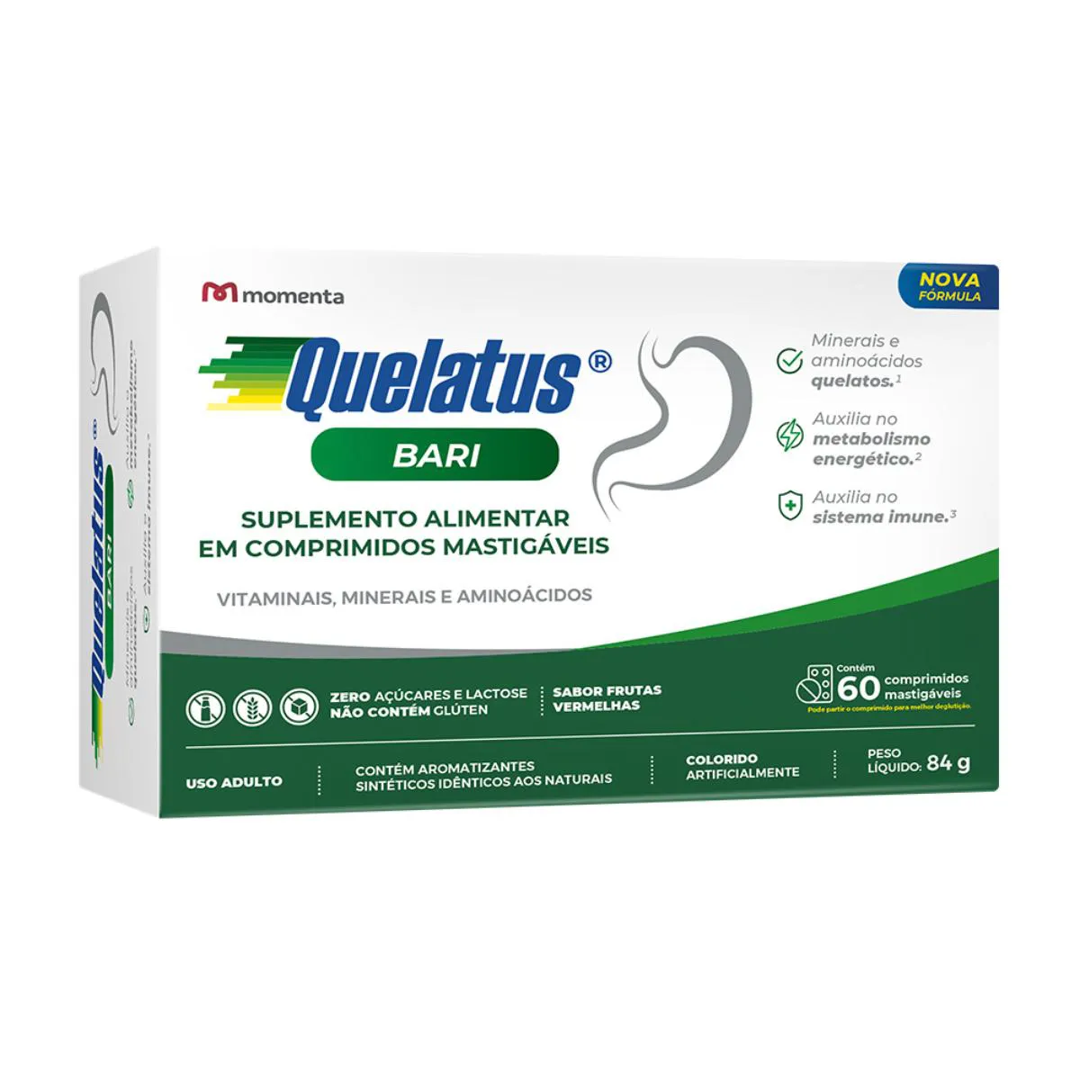 Polivitamínico Quelatus Bari 60 comprimidos — Quelatus | Farmácia Resyla
