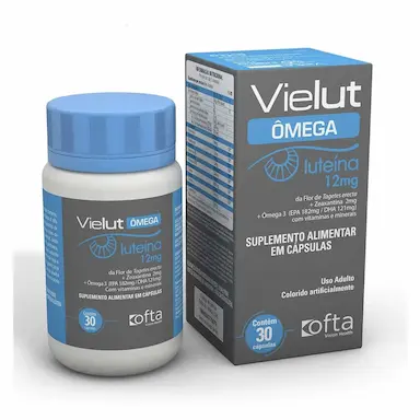 Polivitamínico Vielut Ômega para Visão 30 cápsulas — | Farmácia Resyla