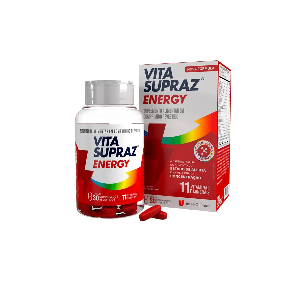 Polivitamínico Vita SuprAZ Energy 30 comprimidos — | Farmácia Resyla