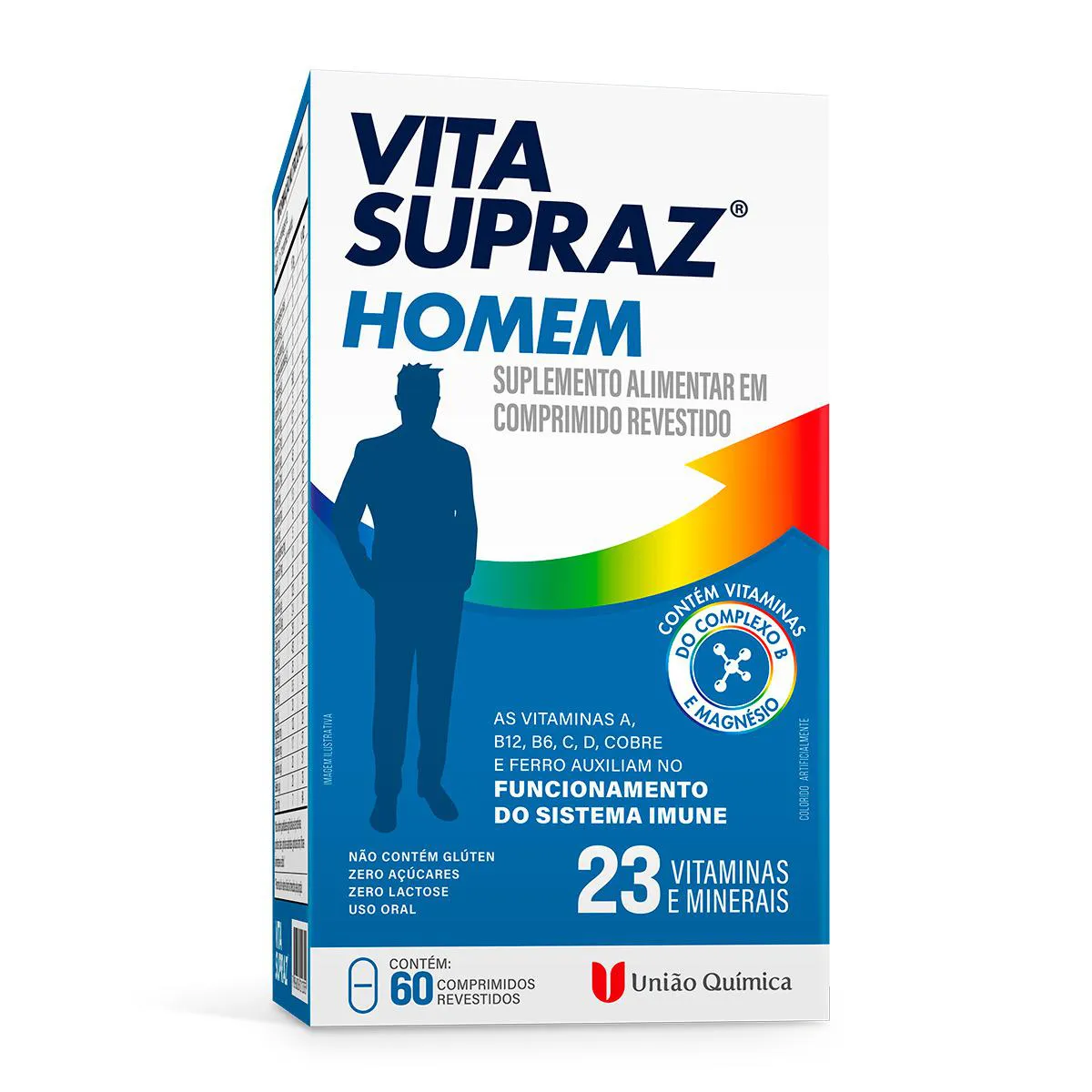 Polivitamínico Vita SuprAZ Homem 60 comprimidos — | Farmácia Resyla