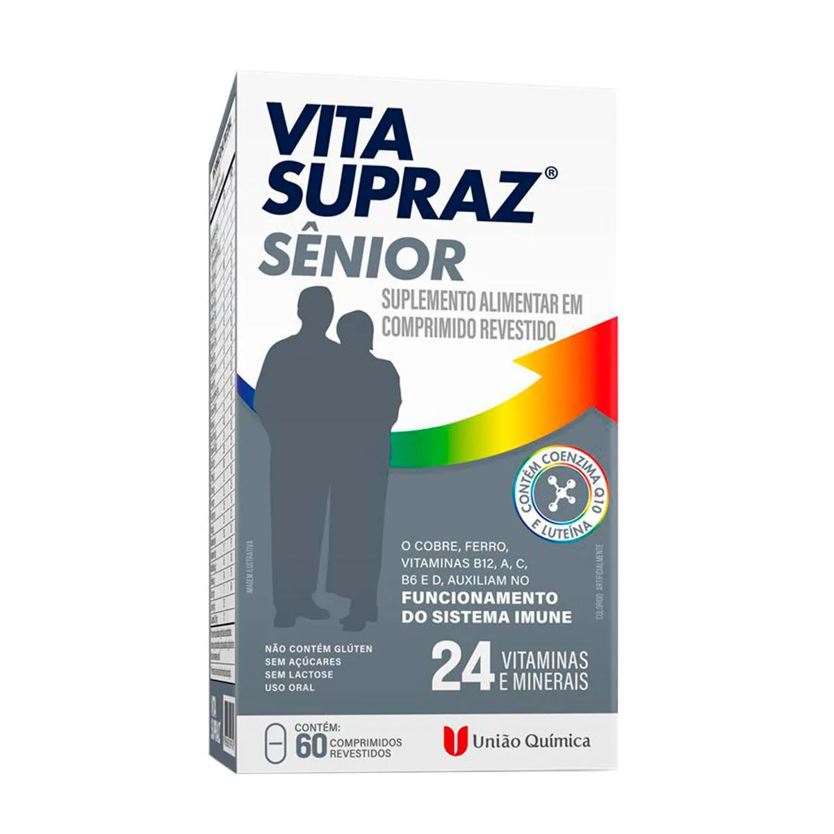 Polivitamínico Vita Supraz Sênior 60 cápsulas — | Farmácia Resyla