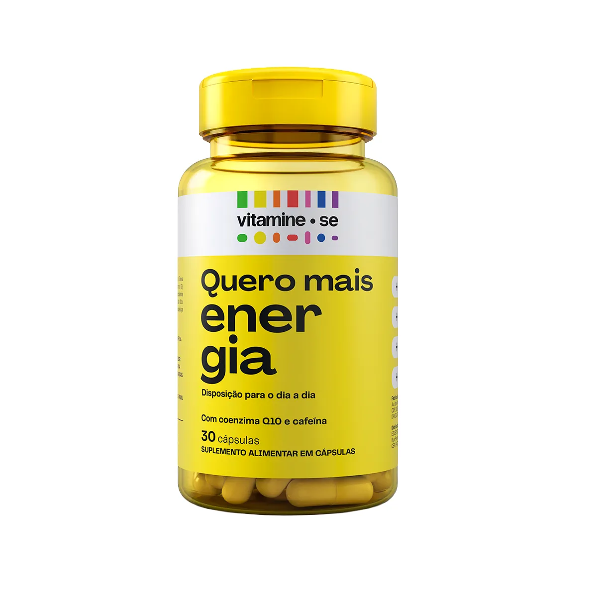 Polivitamínico Vitamine-se Quero Mais Energia 30 cápsulas — | Farmácia Resyla