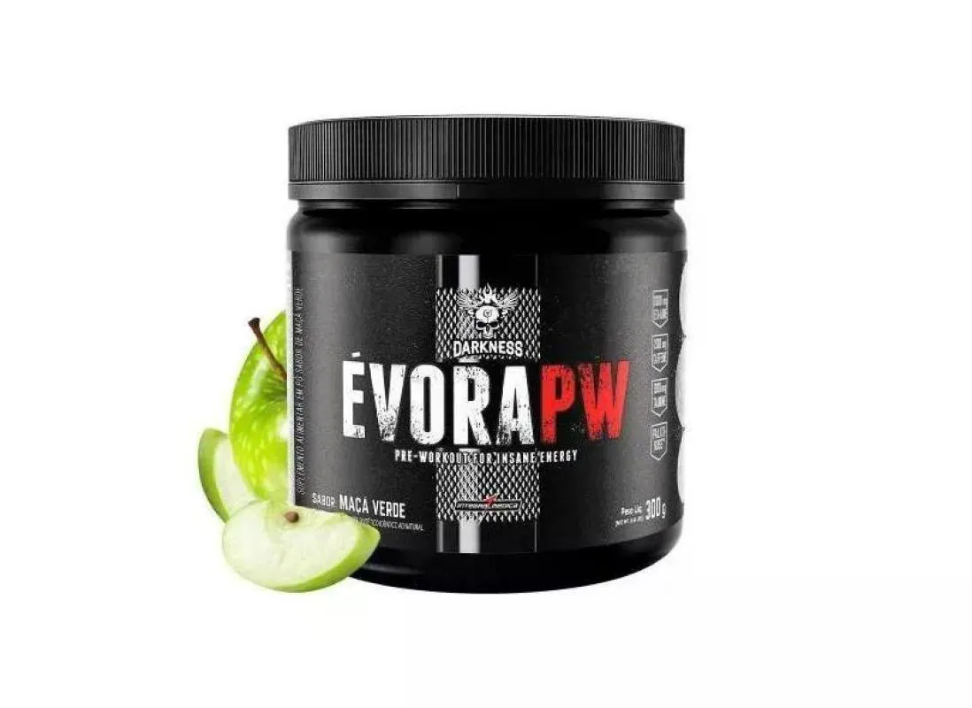 Pré-treino Integralmédica Evora Darkness Maçã Verde 300g — Integralmedica | Farmácia Resyla